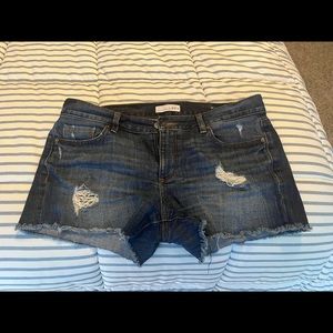 Loft denim shorts. 3 inch length